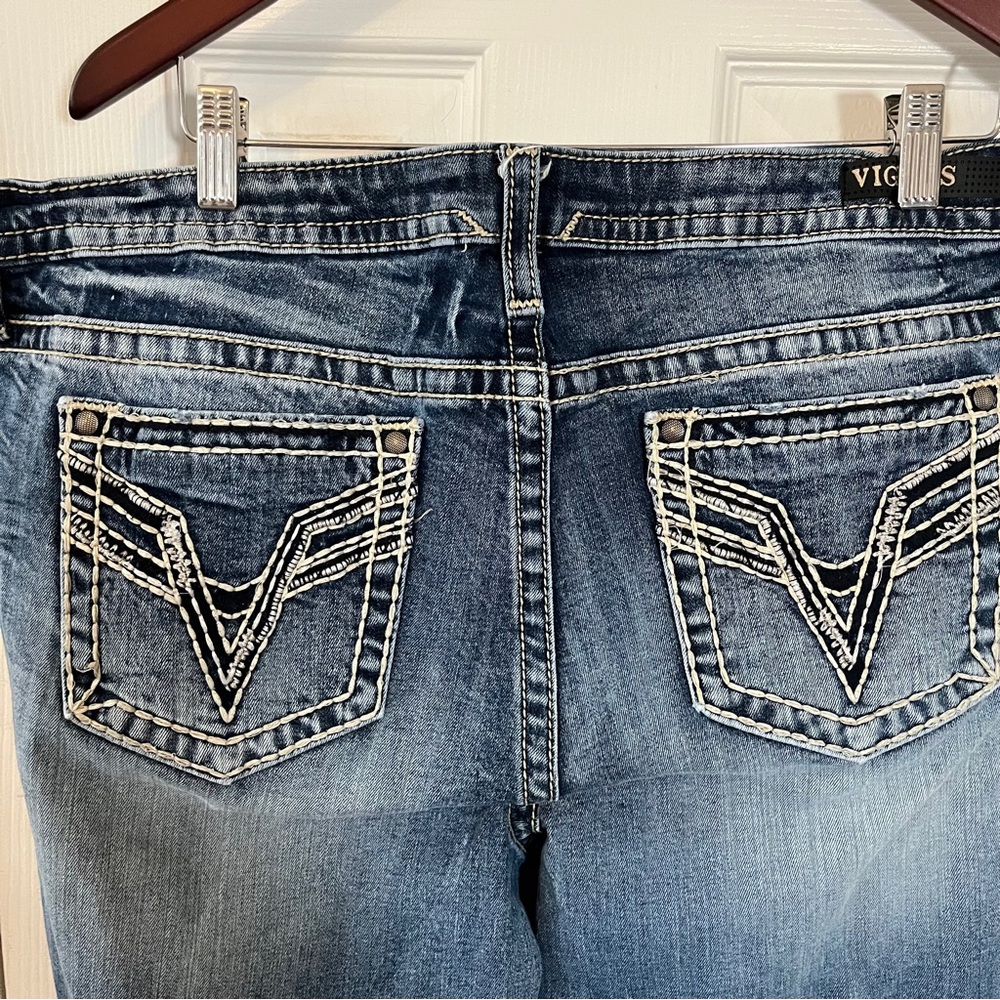 Vigors Women’s Plus Size Denim Jeans, Heritage fit, Size 18 27” inseam